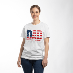Patriotic Dad Stars & Stripes Shirt