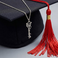 Custom Graduation Cap Necklace
