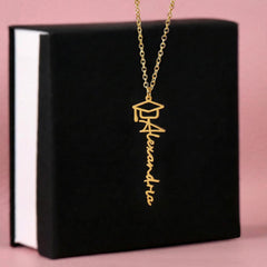 Custom Graduation Cap Necklace