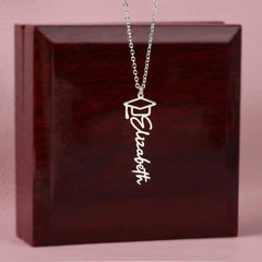 Custom Graduation Cap Necklace