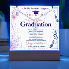 Keepsake Graduation Cap Acrylic - From Mom & Dad