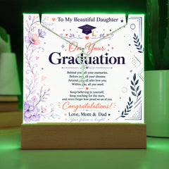 Keepsake Graduation Cap Acrylic - From Mom & Dad