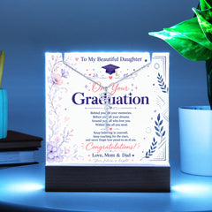 Keepsake Graduation Cap Acrylic - From Mom & Dad