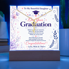 Keepsake Graduation Cap Acrylic - From Mom & Dad